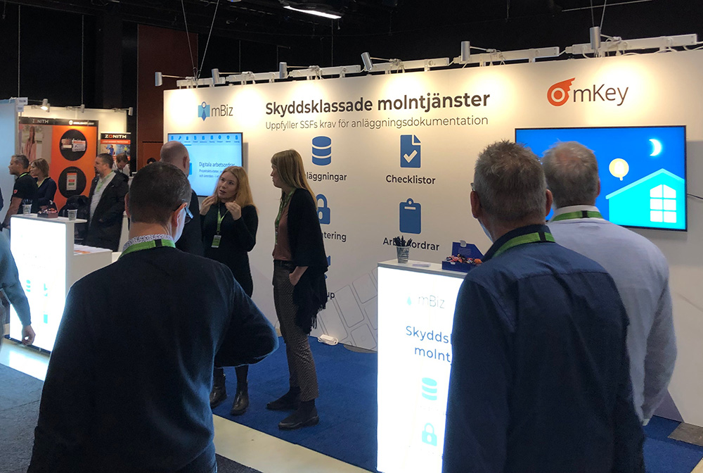 mBiz på SecTech i Stockholm