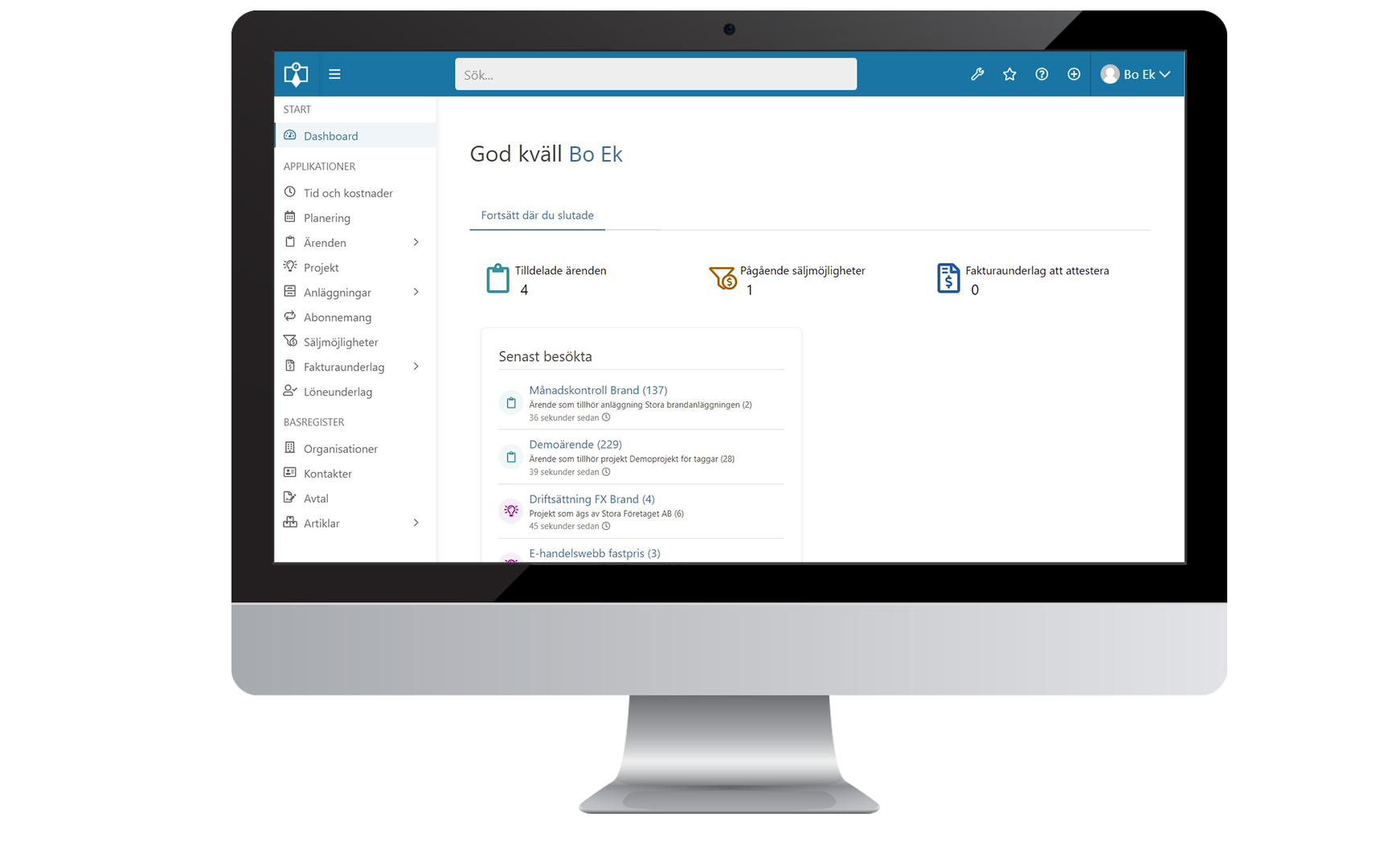 Ny dashboard och smidigare dokumenthantering